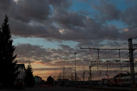 Electric networks Stock Photos