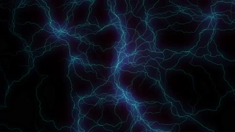 Electric neurons.Abstract background of electric impulse and neurons. Blue white Stock Footage 112720943