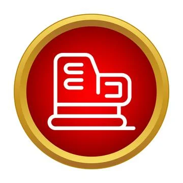 Electric orbital sander machine tool icon concept Stock Illustration
