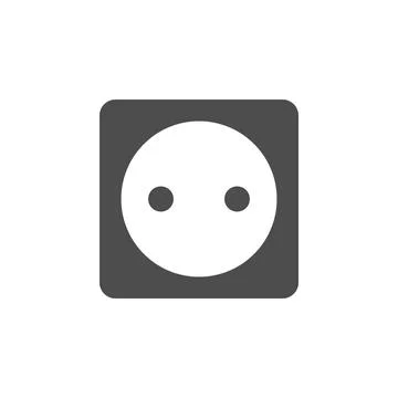 Electric outlet icon. Elements of web icon. Premium quality graphic design icon Stock Illustration