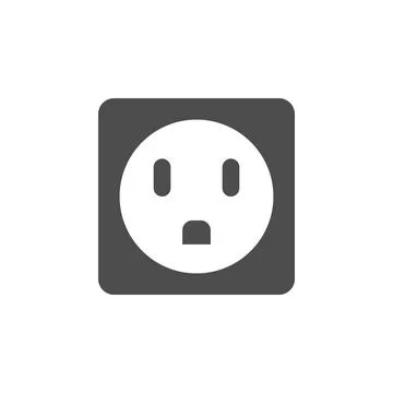 Electric outlet icon. Elements of web icon. Premium quality graphic design icon Stock Illustration