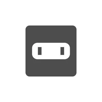 Electric outlet icon. Elements of web icon. Premium quality graphic design icon Stock Illustration