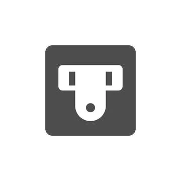 Electric outlet icon. Elements of web icon. Premium quality graphic design icon Stock Illustration