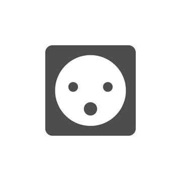 Electric outlet icon. Elements of web icon. Premium quality graphic design icon Stock Illustration