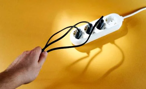 Electric outlet Stock Photos
