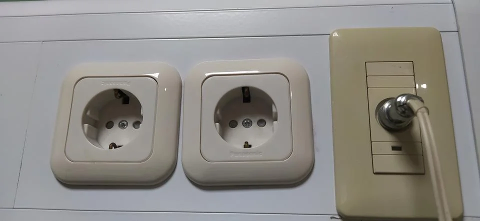 Electric output Stock Photos