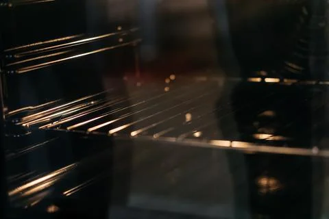 Electric oven cooker kitchen technic Stock Photos