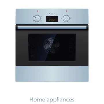 Electric oven Stock Illustration