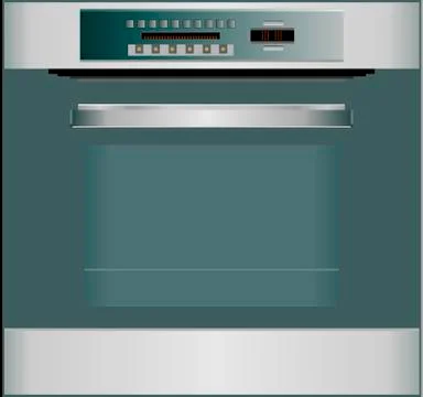 Electric oven Stock Illustration