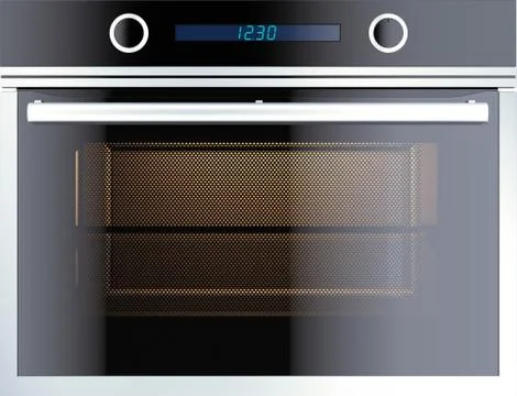Electric oven Illustrazione stock