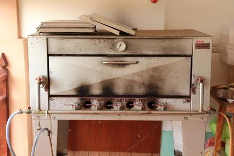 Electric oven. Stock Photos
