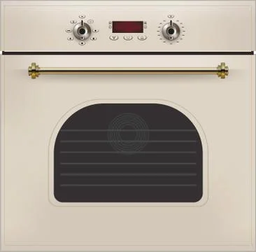 Electric oven. Vector Stock-Illustration