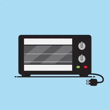 Electric ovens vector design. Stock Illustration