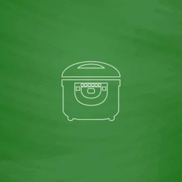 Electric pan computer symbol Stock-Illustration