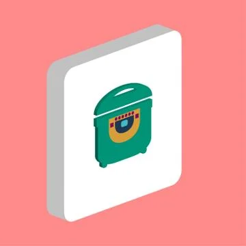 Electric pan computer symbol Stock-Illustration