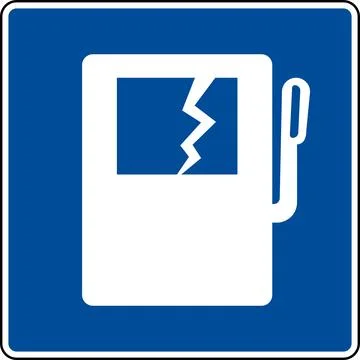 Electric Panel or Electric Shutoff Sign Stock Illustration
