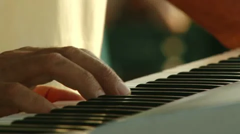 Electric piano, 2 clips Video stock 11322929