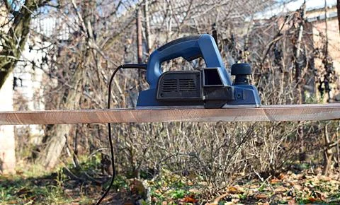 The electric plane on the board. Stock Photos
