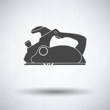 Electric planer icon Illustrazione stock