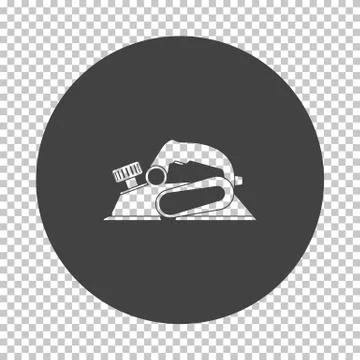 Electric planer icon Stockillustratie