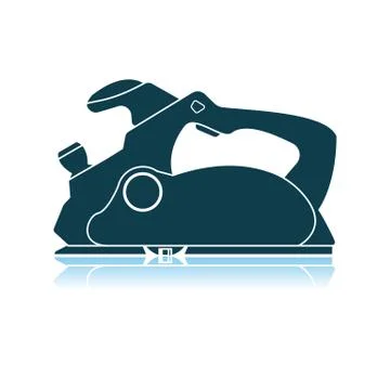 Electric Planer Icon 스톡 일러스트