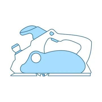 Electric Planer Icon Stockillustratie