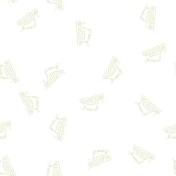 Electric planer tool glyph seamless pattern Stock Illustration