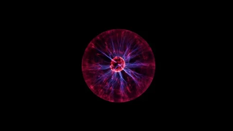 Electric plasma energy sphere 스톡 동영상 342713163