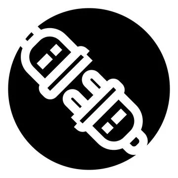 Electric plug and socket connecting Stock Illustration