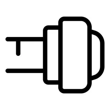 Electric plug connecting to power socket providing electricity Illustrazione stock