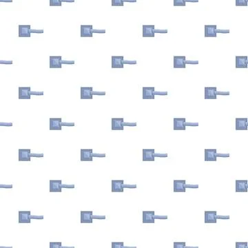 Electric plug connector seamless pattern on white background Illustrazione stock
