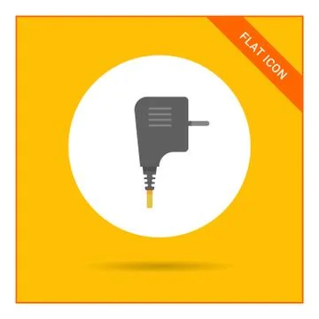 Electric plug icon Stock Illustration