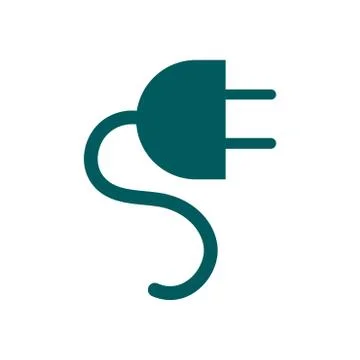 Electric plug icon Stock Illustration