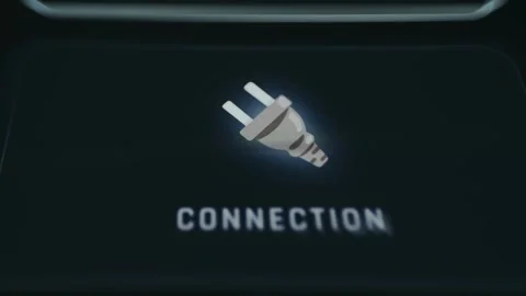 Electric plug icon representing Connection Stock Footage 335865343