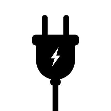 Electric plug icon. Vector illustration Illustrazione stock