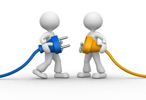 Electric plug Stock Illustration