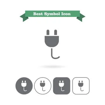 Electric plug Illustrazione stock