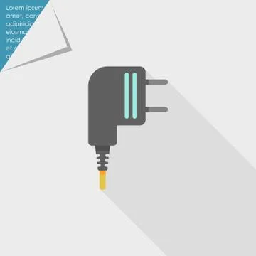 Electric plug Stock-Illustration