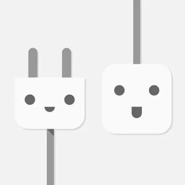 Electric plug Stock Illustration