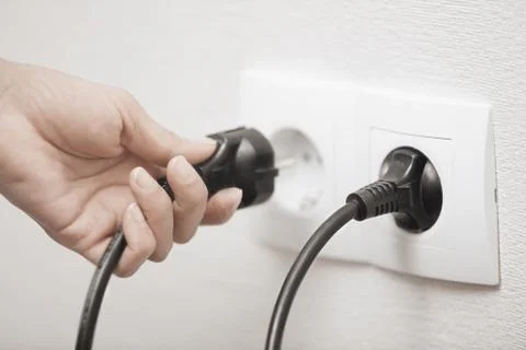 Electric plug Stock Photos