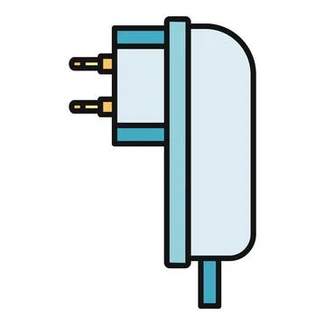 Electric plug providing current power for devices Ilustración de archivo