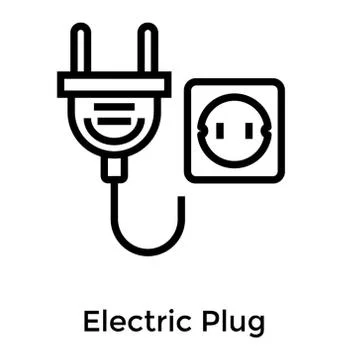 Electric Plug Socket Illustrazione stock