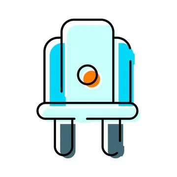 Electric plug technology connecting power supplying energy Stock Illustration