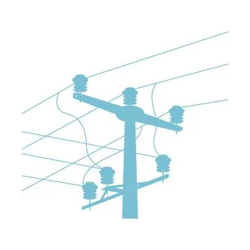 Electric pole icon design Stock Illustration