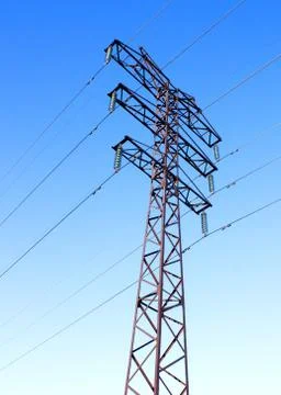 Electric pole Stock Photos