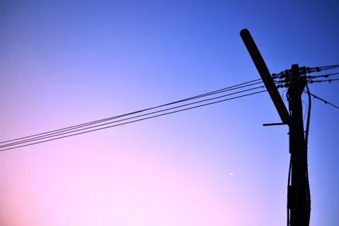 Electric pole Stock Photos