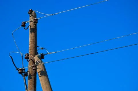 Electric pole Stock Photos