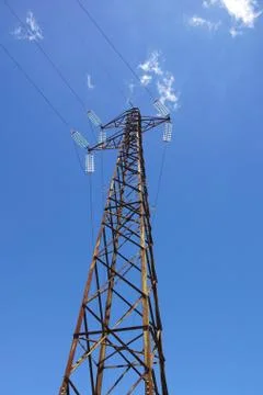 Electric pole Stock Photos