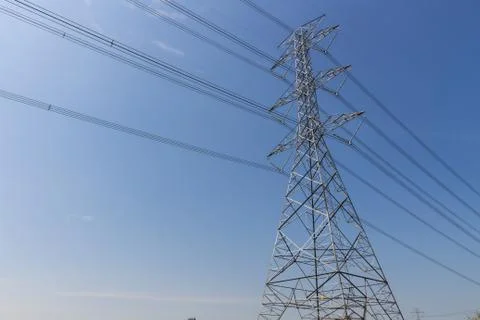 Electric pole Stock Photos