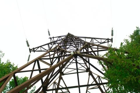 Electric pole Stock Photos